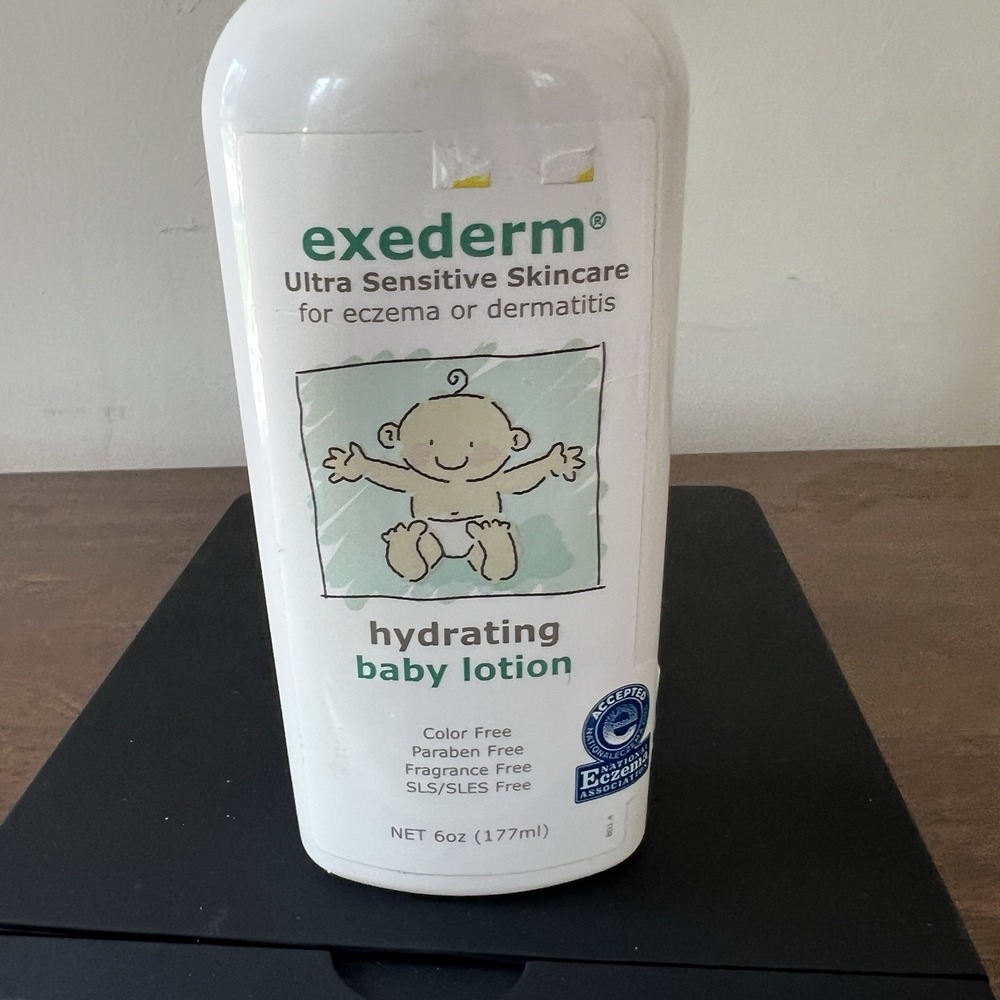 Exederm Hydrating Baby Lotion 6 oz Ultra Sensitive Eczema Therapy Moisturizer